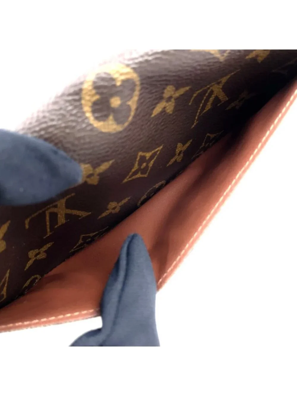 Louis Vuitton Portefeuille Sarah Monogram Leather with Initials Brown Bifold